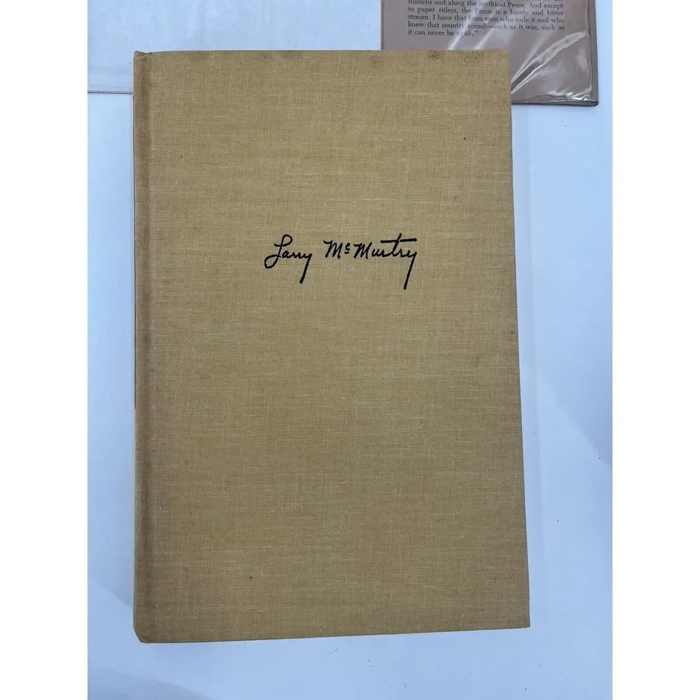 In a Narrow Grave - Larry McMurtry - FIRST EDITION SECOND PRINTING 1st‎ State DJ